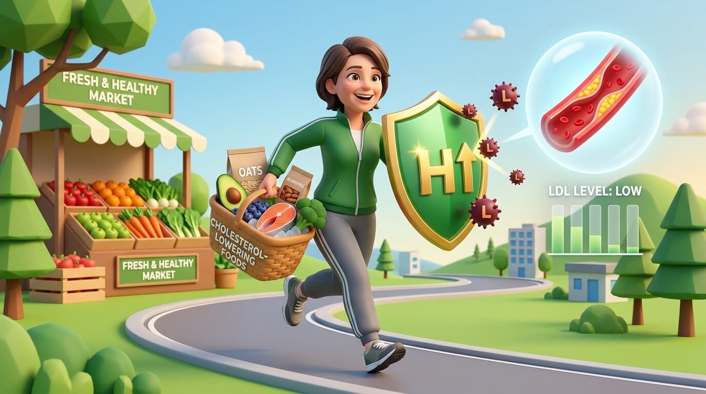 혈중 콜레스테롤 낮추는 음식 7가지(+과학적 식단 개선 가이드)