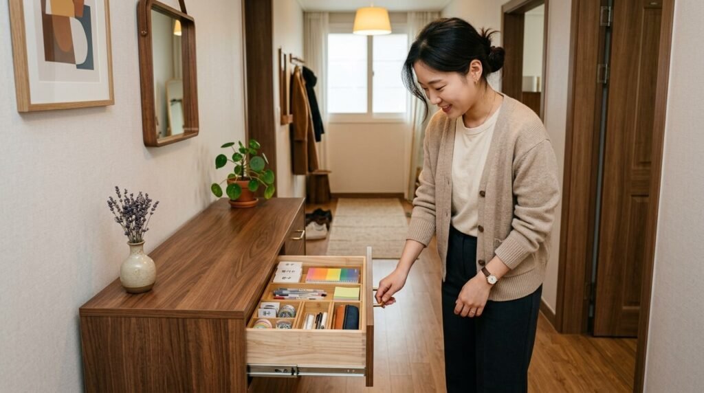 주거 환경에 맞춰 건조한 서랍을 선택하는 건전지 보관 방법