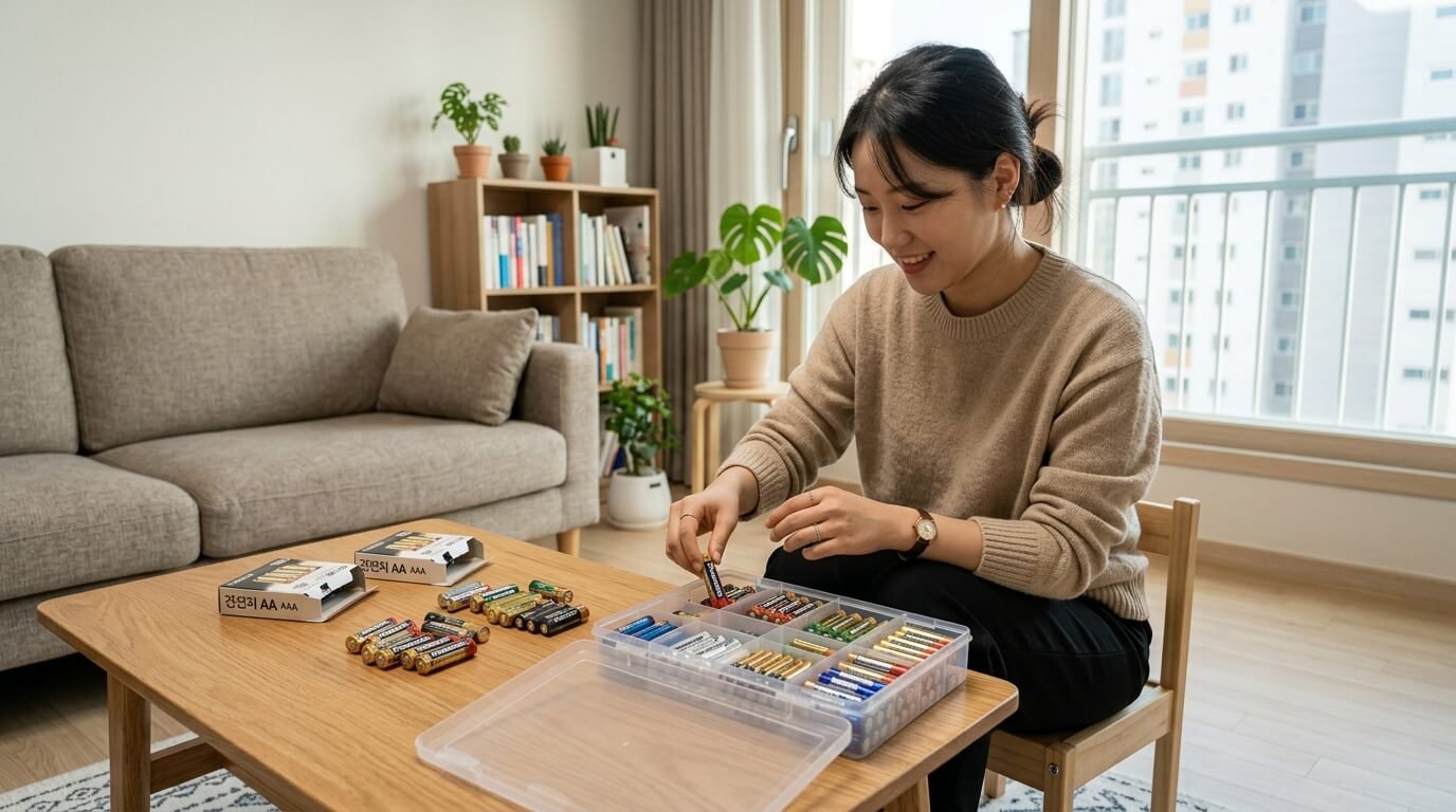 건전지 보관 방법과 누액 방전을 줄이는 일상 정리 기준