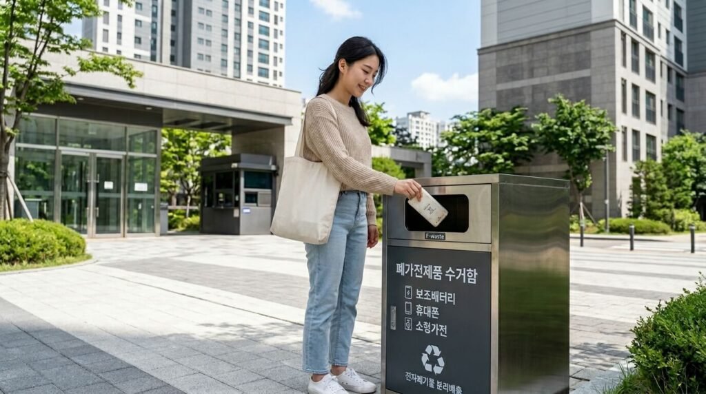 수명이 다한 기기를 전용 수거함에 버리는 보조배터리 안전하게 사용하는 방법
